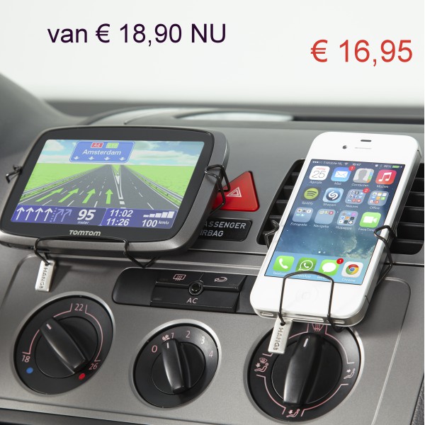 Smartphone houder type 1 en navigatiehouder Smartphone houder type 1 en navigatiehouder